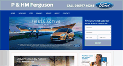 Desktop Screenshot of phmferguson.co.uk